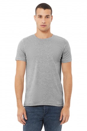 Camiseta cuello redondo hombre Heather
